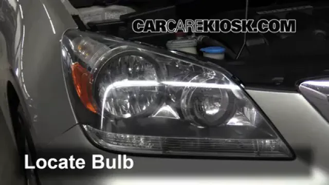 2006 Honda Odyssey Touring 3.5L V6 Éclairage Feux de croisement (remplacer l'ampoule)